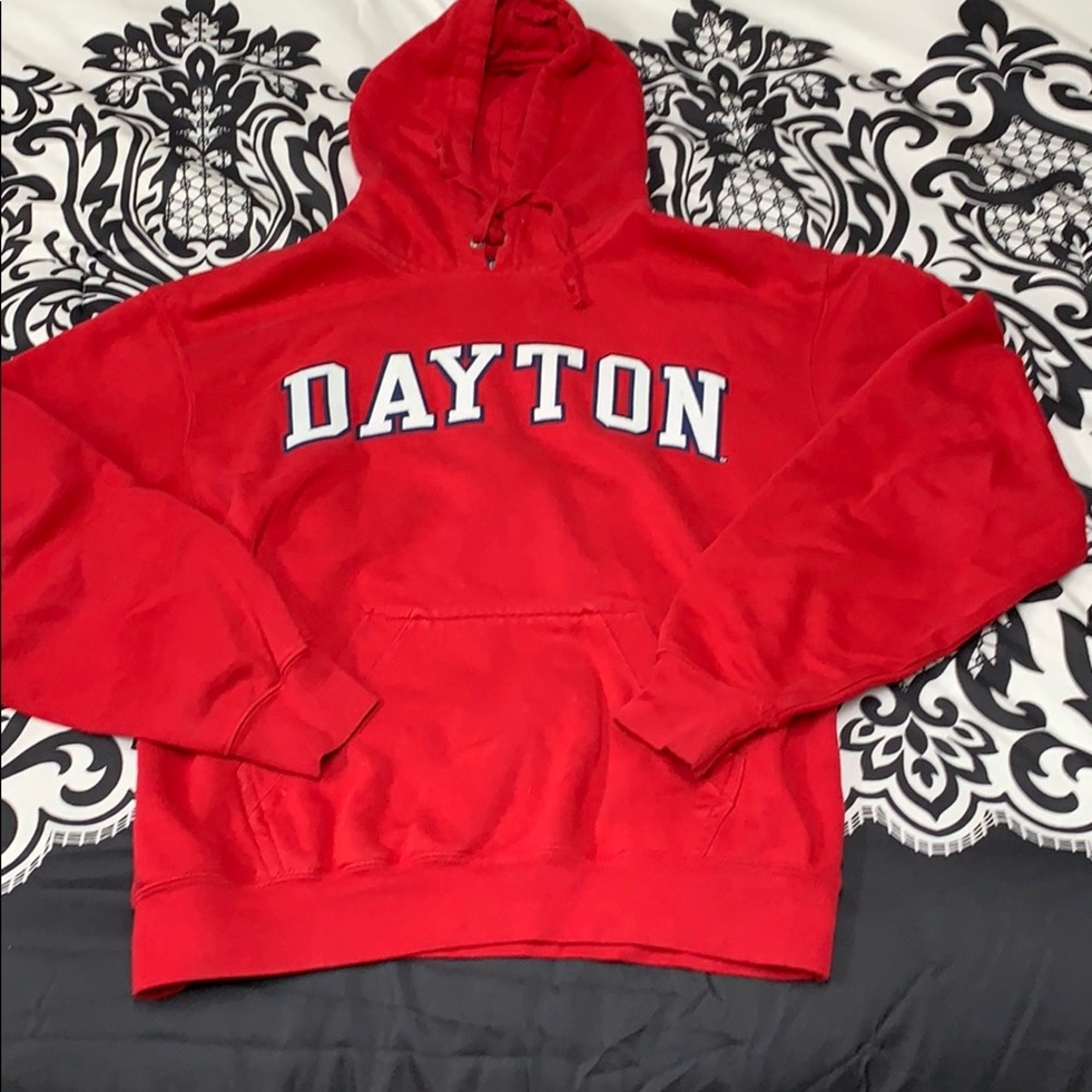 Dayton Red Pullover Hoodie